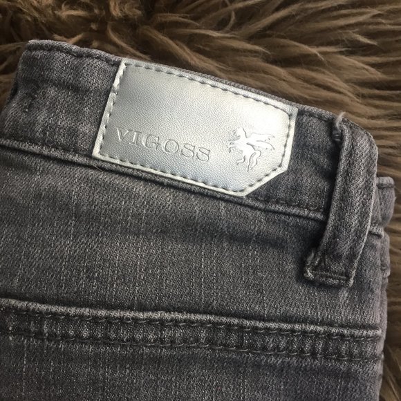Vigoss grey wash straight leg jeans - size 7G - Picture 2 of 10
